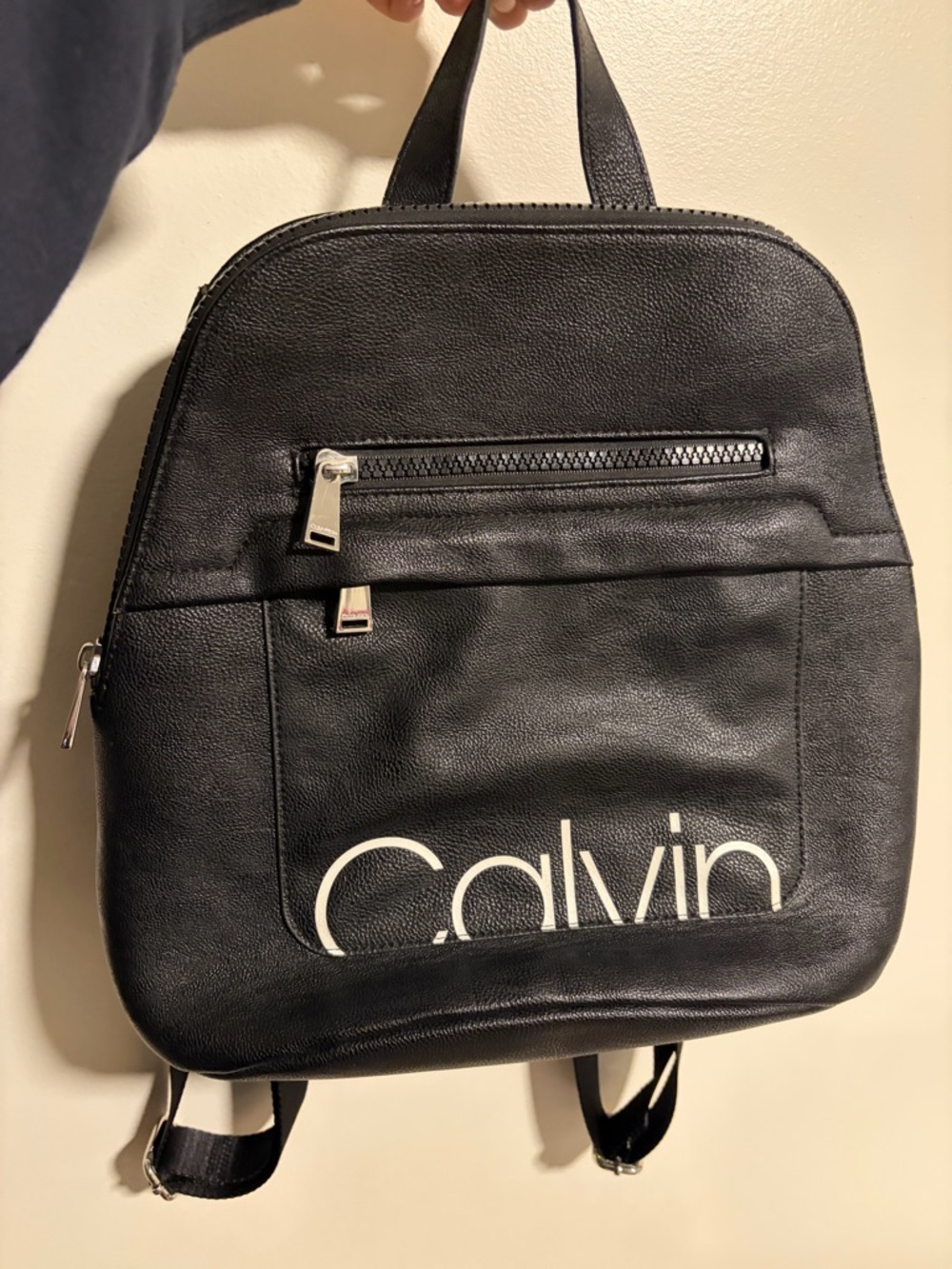 Calvin Klein Black Mini Logo Backpack